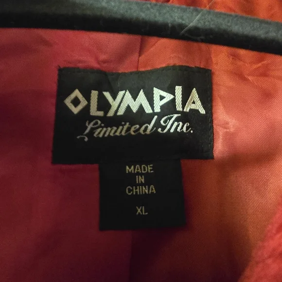 Olympia Red Faux Fur Jacket - Picture 4 of 6